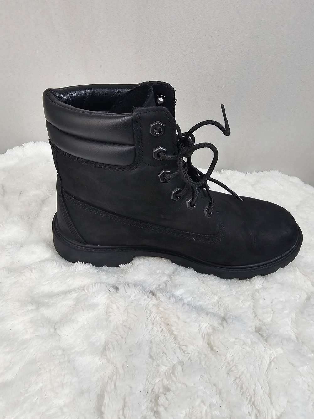 Timberland‎ Women's Linden Woods Waterproof Boots Black Nubuck A156S  - Size 8